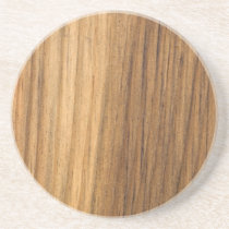 Faux Finished Barn Wood Beverage Coaster