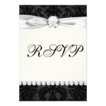 faux lace black grey damask pattern announcement