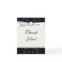 faux lace black grey damask pattern card
