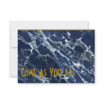 Faux Lapis Invites