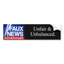 Faux News Channel bumper sticker