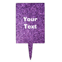 Faux Purple Glitter