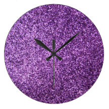 Faux Purple Glitter