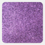 Faux Purple Glitter Sticker