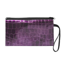 Faux purple matallic snake wrislet clutch bag wristlet purses