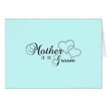 Faux Show Mother of the Groom Greeting Cards