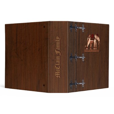 Faux Wooden Box With Elephant Album Binder by DizzyDebbie