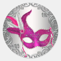 Faveur de joint d'enveloppe de mascarade de masque adhésifs ronds