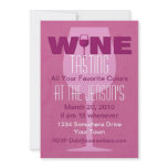 Favorite Color Is Wine Tasting Invitation