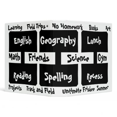 Favorite School Subjects Binder by IsabelDC