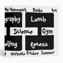 Favorite School Subjects Binder
