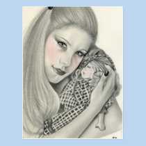 Favourite Doll postcard postcards