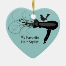 Favourite Hair Stylist Christmas Tree Ornament