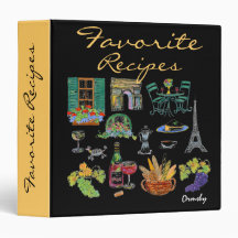 Favourite Recipes - binder