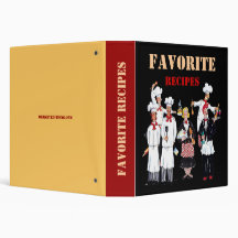 Favourite Recipes, binder