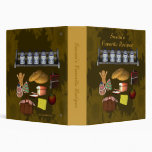 Favourite Recipes Cookies Cake Meals Binder