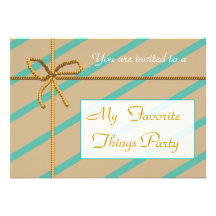 Favourite Things Party Invitation