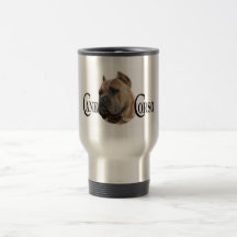 Fawn Cane Corso Travel Mug