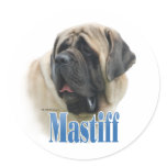 Fawn Mastiff Name - Sticker