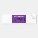 Fayetteville Bulldogs Dominate Bumper Stickers