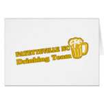 Fayetteville Drinking Team tee shirts Greeting Card