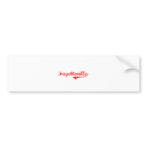 Fayetteville Georgia Classic Design Bumper Sticker
