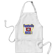 Fayetteville Rocks ! (blue) Aprons