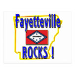 Fayetteville Rocks ! (blue) Post Card