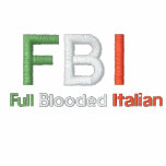 FBI Full Blooded Italian Black Shirt embroidered shirts