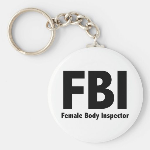 FBI Mr Funny Rude Humour Keychains