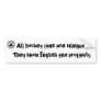 FCHFC Bilingual Fans Bumper Sticker