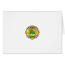 FD Shamrock White Card