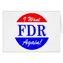 FDR - America's Greatest President Tribute Greeting Card