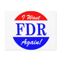 FDR - America's Greatest President Tribute Post Card