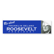 FDR bumper sticker