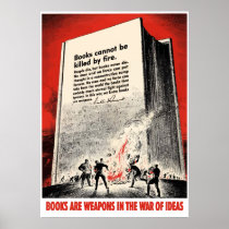 FDR Quote On Book Burning -- Border