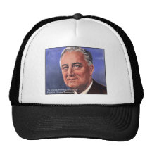 FDR (Roosevelt) "Be Brief" Wisdom Quote Gifts Hats