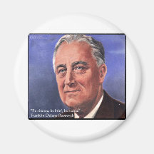 FDR (Roosevelt) "Be Brief" Wisdom Quote Gifts Refrigerator Magnets
