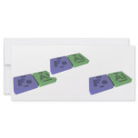 Feal as Fe Iron and Al Aluminium Rack Card Template