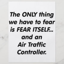 fear air traffic controller flyers