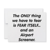 fear airport screener invitation