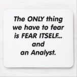 fear analyst mouse pads
