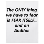 fear auditor flyer design