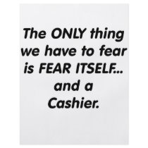 Fear Cashier Flyer