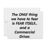 fear commerical driver personalized invite