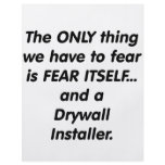Fear Drywall Installer Personalized Flyer