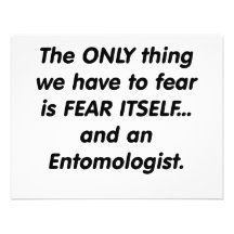 fear entomologist personalized announcements