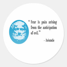 fear evil quotation stickers