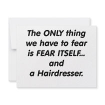 fear hairdresser custom announcements