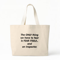 fear inspector canvas bags